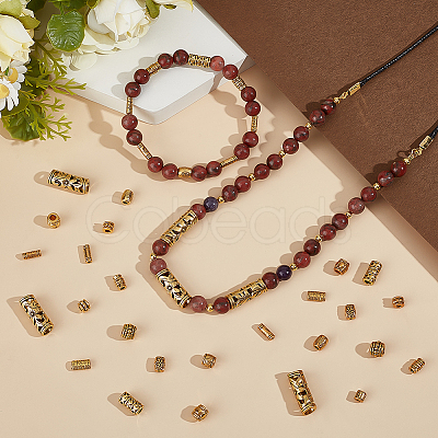 120Pcs 12 Styles Tibetan Style Alloy Beads FIND-PH0025-18-1