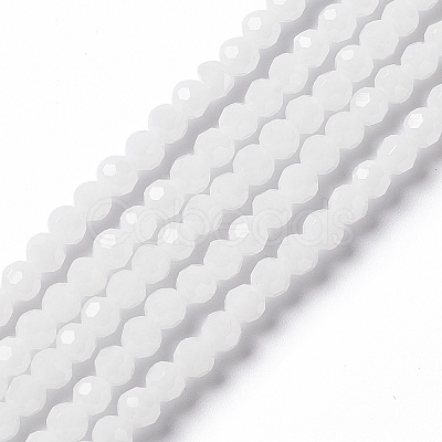 Imitation Jade Glass Beads Strands EGLA-J042-4mm-30-1
