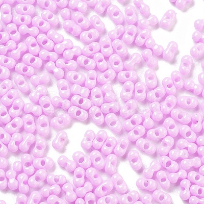 Baking Paint Glass Seed Beads SEED-A033-05N-1