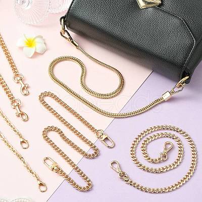 5Pcs 5 Styles Iron Purse Chains FIND-CJ0003-99-1