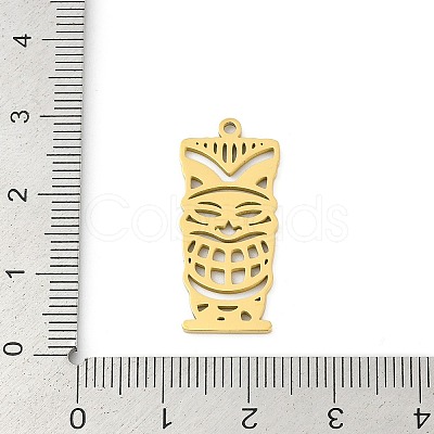304 Stainless Steel Pendants STAS-U041-03A-G-1