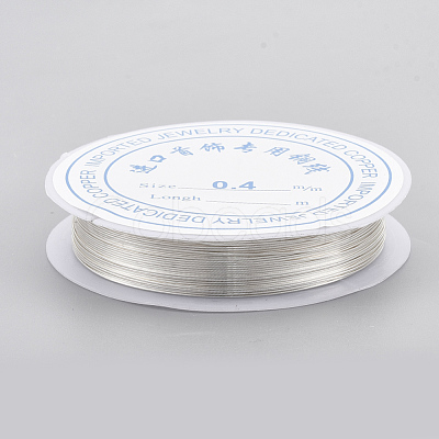 Round Copper Jewelry Wire X-CWIR-Q006-0.5mm-S-1