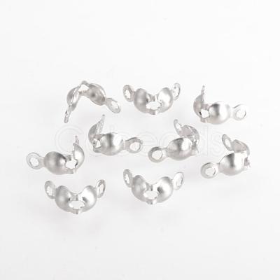 Tarnish Resistant 304 Stainless Steel Bead Tips STAS-Q210-93-1
