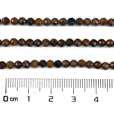 Natural Tiger Eye Beads Strands G-M399-03C-01-1
