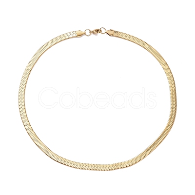PVD Vacuum Plating 304 Stainless Steel Snake Chains Necklaces NJEW-O058-32G-1