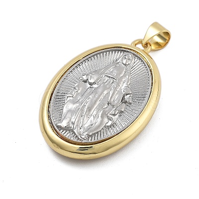 Long-Lasting Plated Brass Pendants KK-Q006-42G-03-1