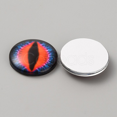 Luminous Self Adhesive Glass Eyes Cabochons DIY-WH0304-941C-35-1