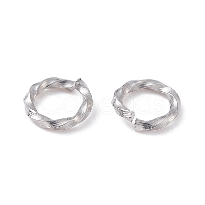 Tarnish Resistant 304 Stainless Steel Open Jump Rings X-STAS-F191-12P-A-1