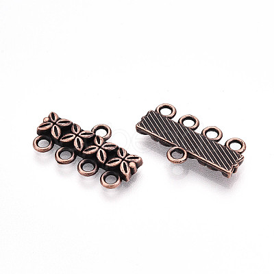 Tibetan Style Alloy Chandelier Component Links PALLOY-WH0110-13R-1