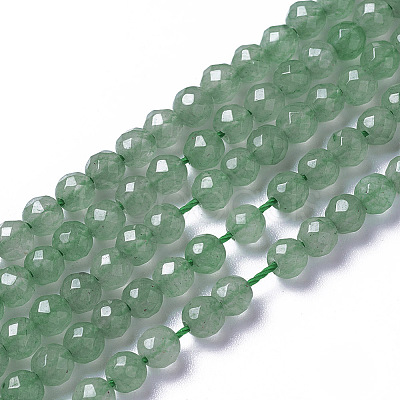 Natural Green Aventurine Beads Strands X-G-F596-10-2mm-1