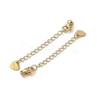 Ion Plating(IP) 304 Stainless Steel Curb Chain Extender High Polished STAS-A097-02C-G-1