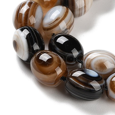 Natural Eye Agate Beads Strands G-NH0019-C04-07-1