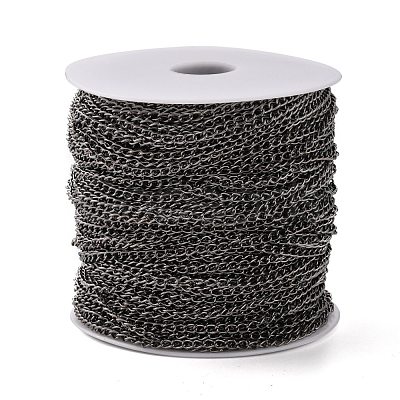 Iron Twisted Chains Curb Chains CHS003Y-B-1