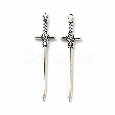 Tibetan Style Alloy Pendants PALLOY-M207-02AS-1