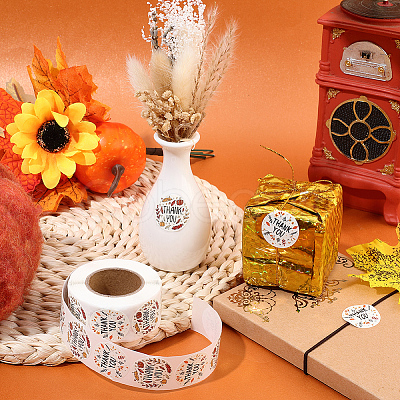 1 Roll Autumn Stickers Roll DIY-SP0005-86-1