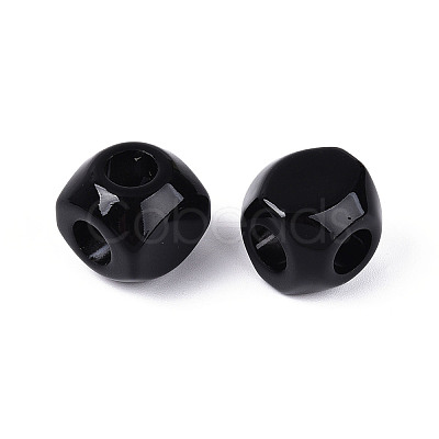 Opaque Acrylic Beads SACR-T017-54B-1
