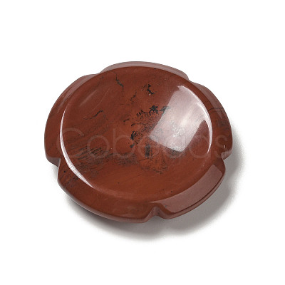 Natural Red Jasper Worry Stones G-E586-01H-1