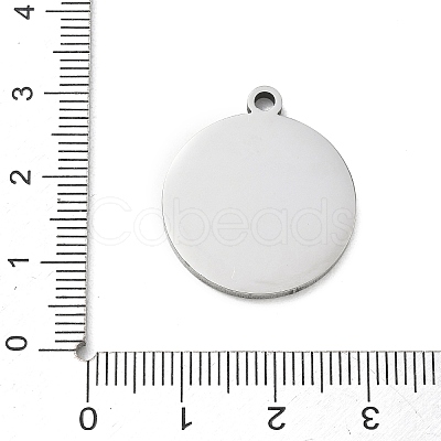 201 Stainless Steel Pendants SA-CBA3D3A-05P-03-1