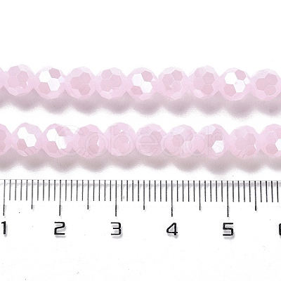 Electroplate Glass Beads Strands EGLA-A035-J6mm-A02-1