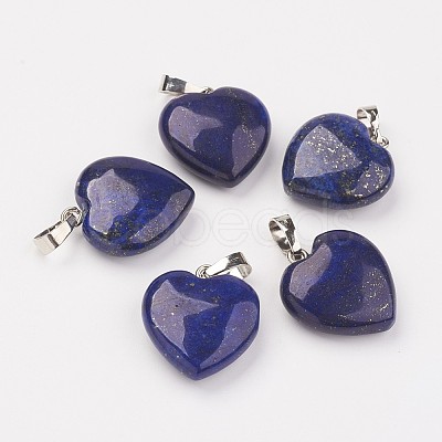 Natural Dyed Lapis Lazuli Pendants G-G956-B07-FF-1