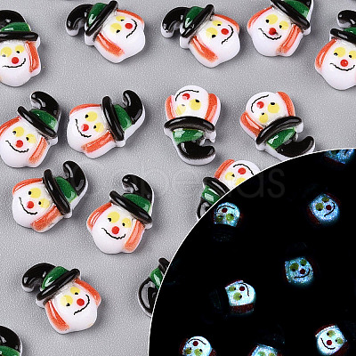 Helloween Theme Luminous Resin Decoden Cabochons LS-CRES-T026-01G-1