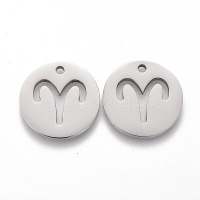 Tarnish Resistant 201 Stainless Steel Pendants STAS-Z001-B-05P-1