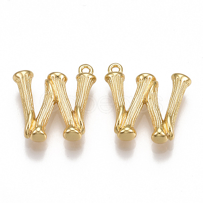 Brass Pendants KK-T038-193G-W-1