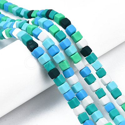Handmade Polymer Clay Beads Strands CLAY-N008-060-03-1