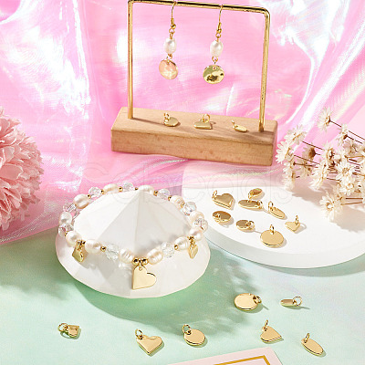 18Pcs 9 Styles Brass Charms KK-TA0008-57-1
