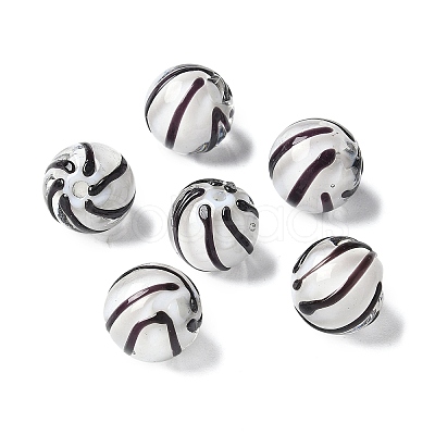 Handmade Transparent Lampwork Beads BLOW-D300-08F-1