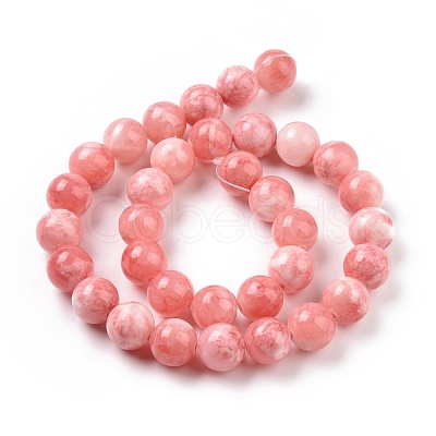 Natural Persian Jade Beads Strands G-D434-8mm-30-1