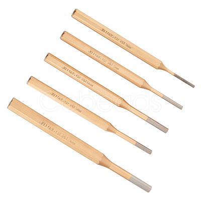 Olycraft 5Pcs 5 Style Hascrome Drive Pin Punch TOOL-OC0001-74-1