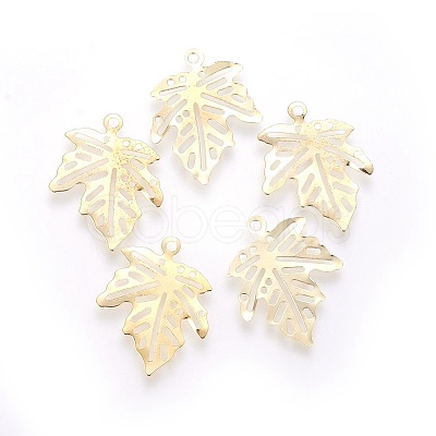 Autumn Theme Iron Filigree Pendants LS-X-IFIN-F158-41G-1