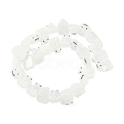 Transparent Glass Enamel Beads Strands GLAA-B021-05A-1