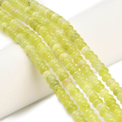 Natural Lemon Jade Beads Strands G-Z110-B13-2x4mm-1