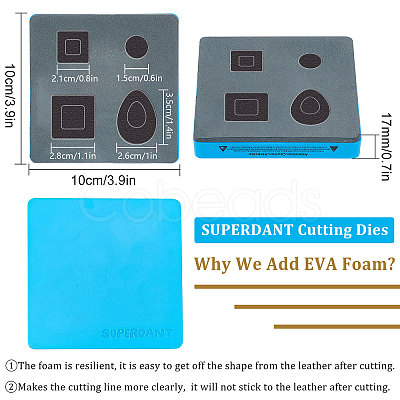 SUPERDANT Wooden Cutting Dies DIY-SD0001-65F-1