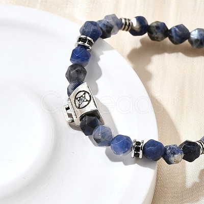 Brass Beaded Bracelets BJEW-Z094-03A-1