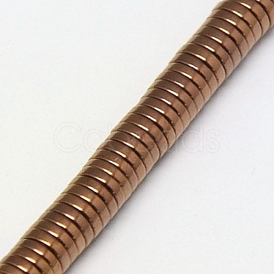 Electroplate Non-magnetic Synthetic Hematite Beads Strands G-J164A-4mm-M-1