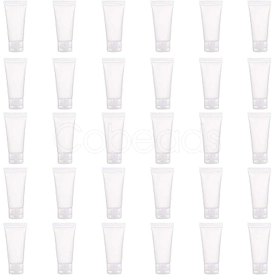 20ml Matte PE Plastic Refillable Flip Top Cap Bottles LS-MRMJ-WH0024-01A-1
