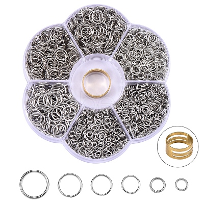 126g Iron Round Open Jump Rings IFIN-SZ0001-26-1