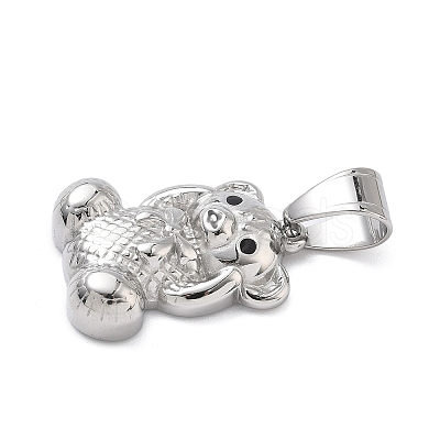 316 Surgical Stainless Steel Enamel Pendants STAS-P412-05P-1