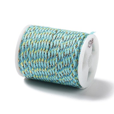 4-Ply Polycotton Cord with Metallic Thread OCOR-Z003-D112-1