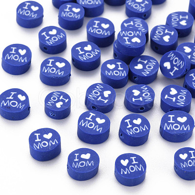 Handmade Polymer Clay Beads CLAY-T019-11C-1