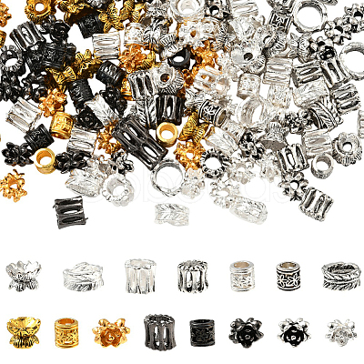 150Pcs 15 Styles Alloy European Beads FIND-SC0020-10-1