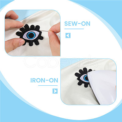 9Pcs Computerized Embroidery Cloth Patches PATC-FH0001-28B-1