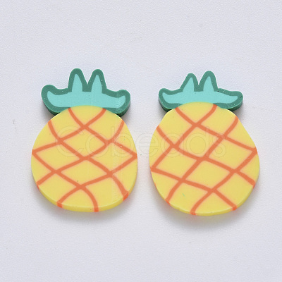 Handmade Polymer Clay Cabochons CLAY-R084-04-1