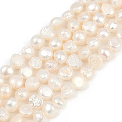 Natural Cultured Freshwater Pearl Beads Strands PEAR-P064-19G-04A-1