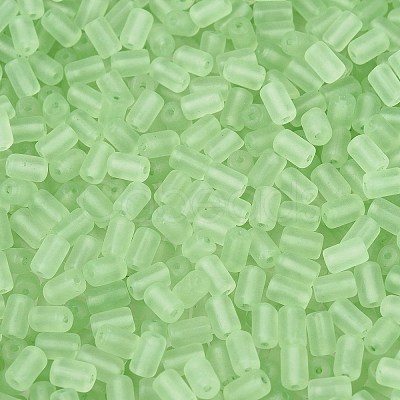 FGB Frosted Transparent Glass Seed Beads SEED-N013-05A-08-1