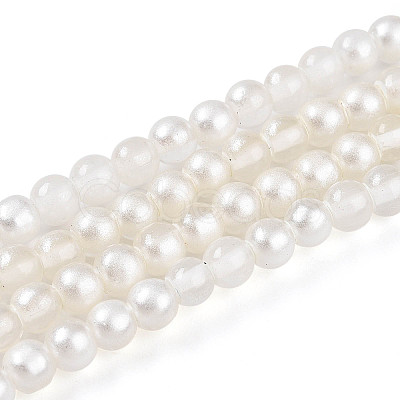 Baking Paint Transparent Glass Beads X1-DGLA-N011-4mm-01-1