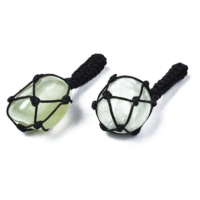 Natural New Jade Pendants G-N0326-93I-1